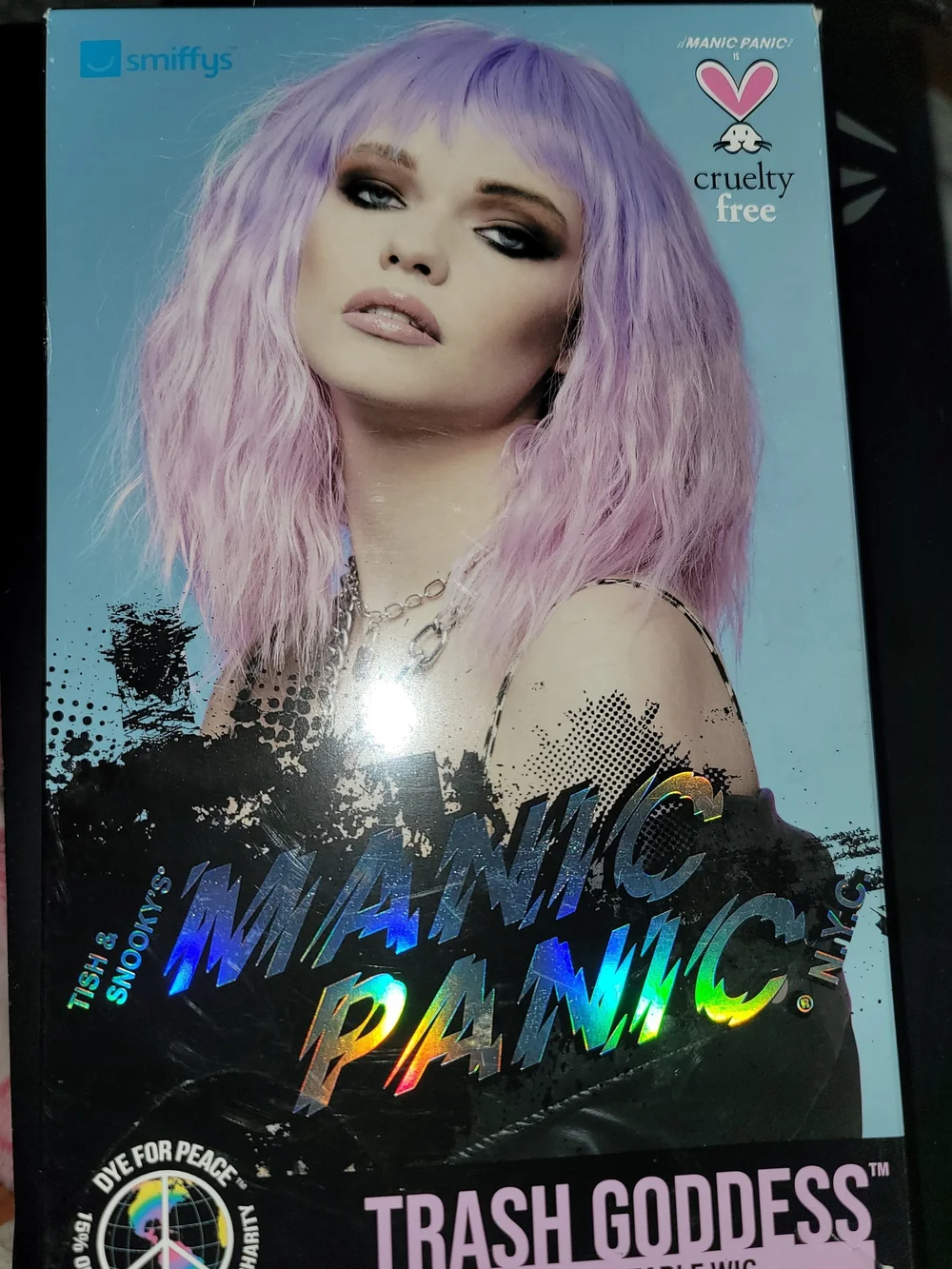 Manic Panic Trash Goddess Pastel Lavender Wig